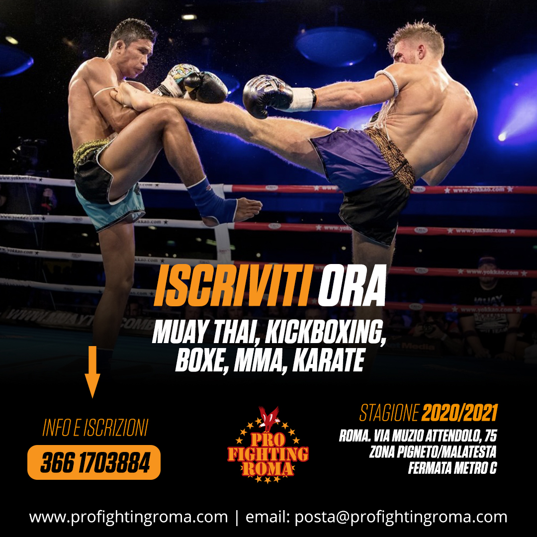 Iscriviti - Pro Fighting Roma  Palestra Pugilato, Thai Boxe, Kick Boxing,  Fitness